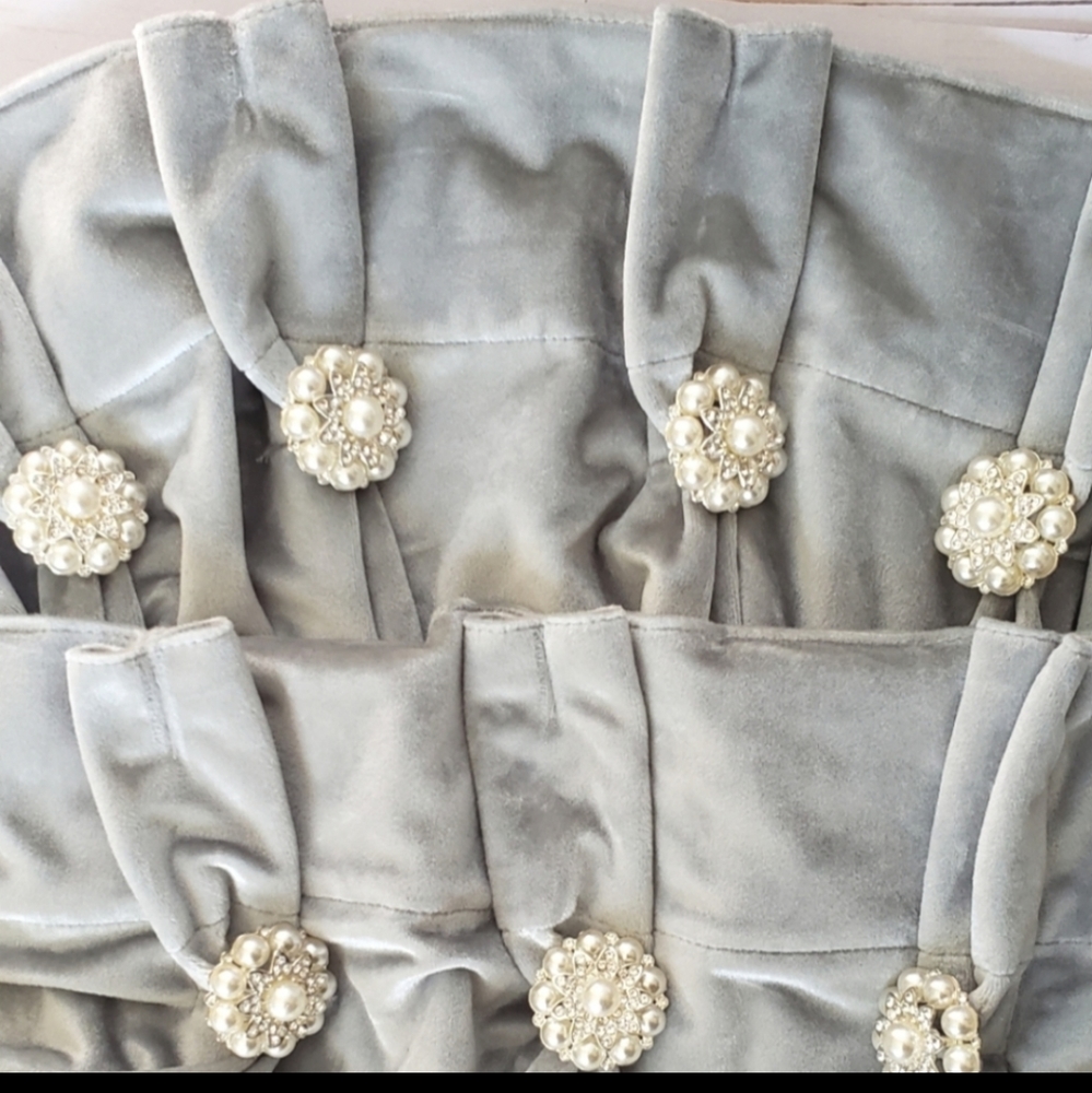 Set of Four Cynthia Rowley Velvet Window Panels  50×96